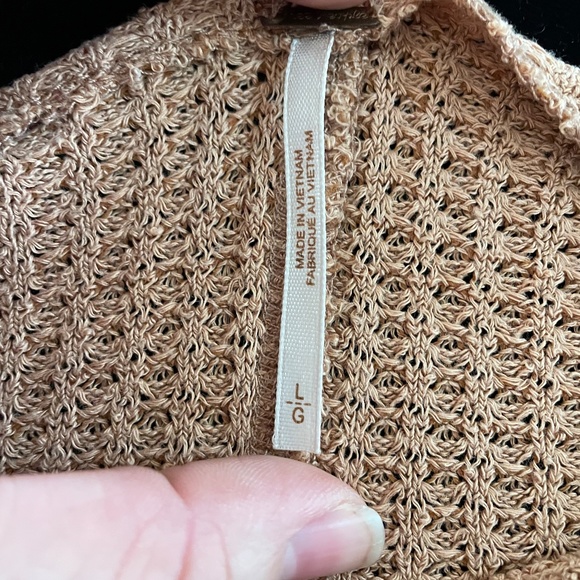 Free People Pink Waffle Knit Blouse - Picture 11 of 15
